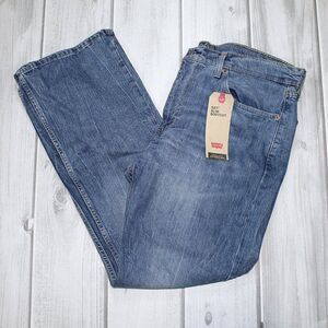 NEW Levi's Men's 527 Slim Boot Cut Jean Black Stone, 36" - Men's Casual Jeans